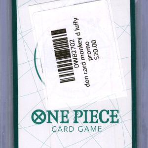 Don Card Monkey D Luffy Promo, One Piece Singles One Piece trading card - alternate view