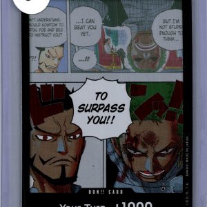 Don Card Mihawk and Zoro, One Piece Singles One Piece trading card