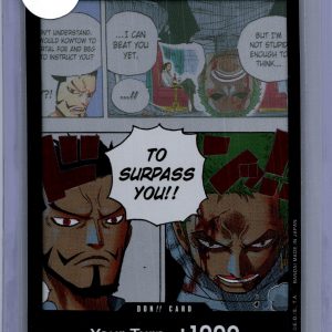 Don Card Mihawk and Zoro, One Piece Singles One Piece trading card