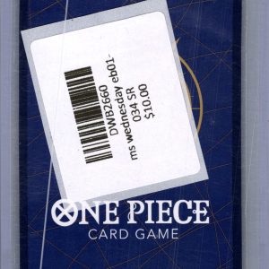 Ms Wednesday eb01-034 SR, One Piece Singles One Piece trading card - alternate view