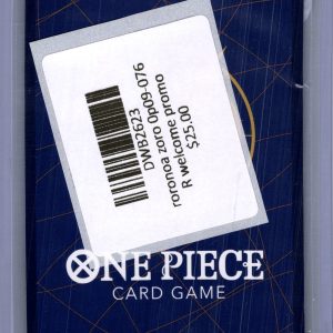 Roronoa Zoro OP09-076 R welcome promo, One Piece Singles One Piece trading card - alternate view