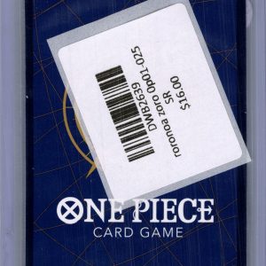 Roronoa Zoro OP01-025 SR, One Piece Singles One Piece trading card - alternate view