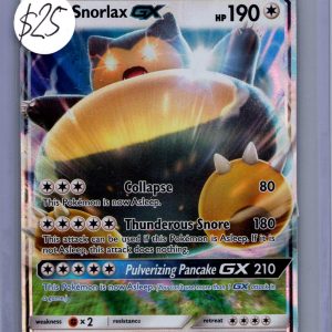 Snorlax GX SM05, Promo Pokemon card