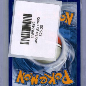 Snorlax GX SM05, Promo Pokemon card - alternate view