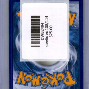 Steelix ex 108/114, Steam Siege Pokemon card - alternate view
