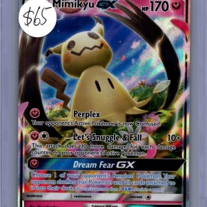 Mimikyu gx 149/214, Lost Thunder Pokemon card