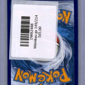 Mimikyu gx 149/214, Lost Thunder Pokemon card - alternate view