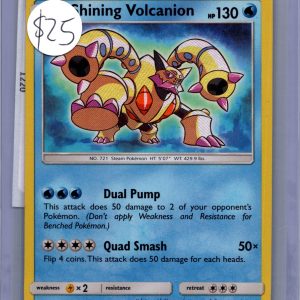 Shining Volcanion 27/73, Shining Legends Pokemon card