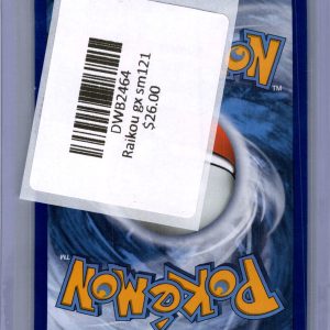 Raikou gx sm121 Pokemon card - alternate view