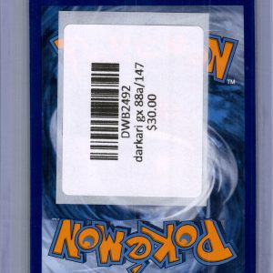 Darkari gx 88a/147, Buring Shadows Pokemon card - alternate view