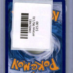 Arceus 96/131, Forbidden Light Pokemon card - alternate view