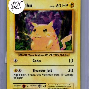 pikachu 35/108 Pokemon card