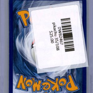 pikachu 35/108 Pokemon card - alternate view
