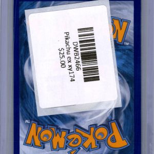 Pikachu ex xy174 Pokemon card - alternate view