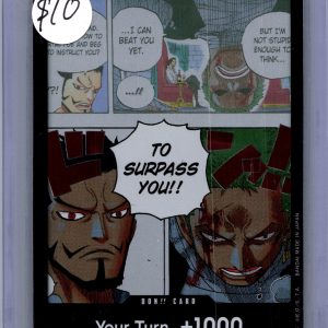 Don Card Mihawk and Zoro, One Piece Singles One Piece trading card