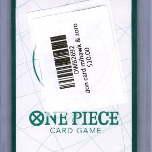 Don Card Mihawk and Zoro, One Piece Singles One Piece trading card - alternate view