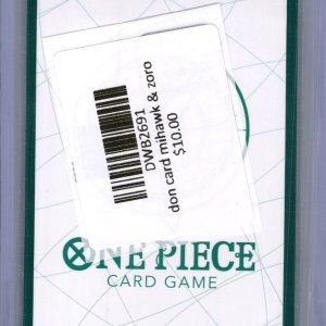 Don Card Mihawk and Zoro, One Piece Singles One Piece trading card - alternate view