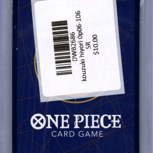 Kouzuki Hiyori OP06-106 SR, One Piece Singles One Piece trading card - alternate view