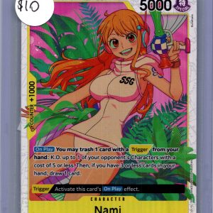 Nami OP08-106 SR, One Piece Singles One Piece trading card