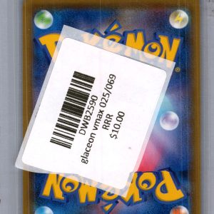 Glaceon Vmax 025/069 RRR, Japanese Singles Pokemon card - alternate view