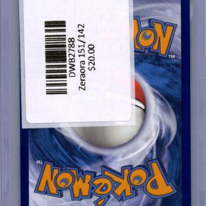 Zeraora 151/142 Pokemon card - alternate view