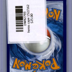 Hero's Cape 152/162, Temporal Forces Pokemon card - alternate view