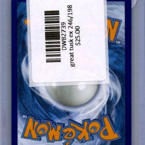 Great Tusk EX 246/198, Scarlet Violet Pokemon card - alternate view