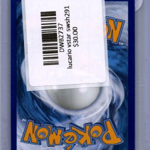Lucario VSTAR SWSH291, PROMO Pokemon card - alternate view