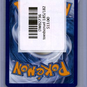Toedscruel 185/182, Paradox Rift Pokemon card - alternate view