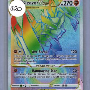 Kleavor VSTAR 196/189, Astral Radiance Pokemon card
