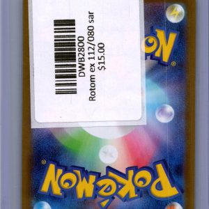 Rotom EX 112/080 SAR, Japanese Singles Pokemon card - alternate view