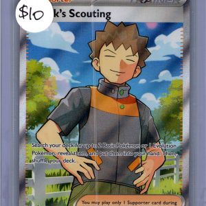 Brock's Scouting 179/159, Journey Together Pokemon card