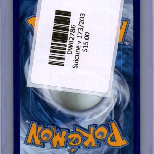 Suicune V 173/203, Evolving Skies Pokemon card - alternate view