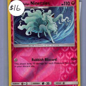 Alolan Ninetales 145/236 Reverse Holo, Cosmic Eclipse Pokemon card