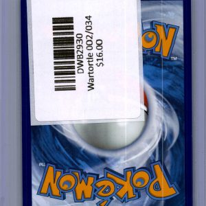 Wartortle 002/034, Classic Collection Pokemon card - alternate view