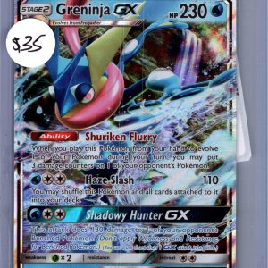 Greninja GX, 24/131, Forbidden Light Pokemon card