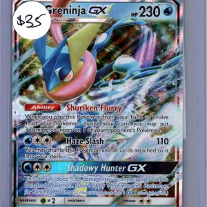 Greninja GX 24/131, Forbidden Light Pokemon card