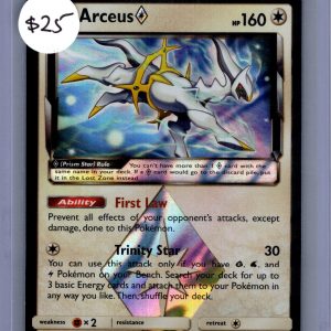Arceus Prism Star 96/131, Forbidden Light Pokemon card