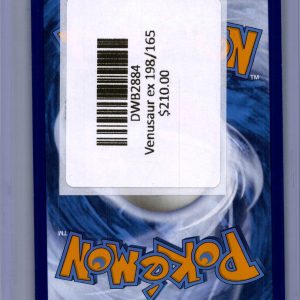 Venusaur ex 198/165 Pokemon card - alternate view
