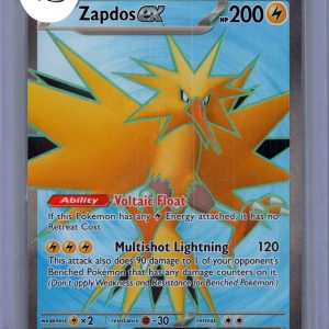 zapdos ex 192/165 Pokemon card