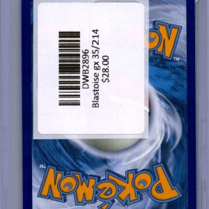 Blastoise GX 35/214, Unbroken Bonds Pokemon card - alternate view