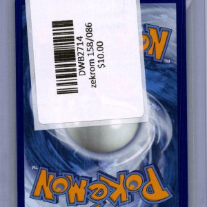 Zekrom EX 158/086, Black Bolt Pokemon card - alternate view