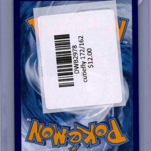 Cutiefly 172/162, Temporal Forces Pokemon card - alternate view