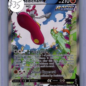 Medicham V 186/203, Evolving Skies Pokemon card