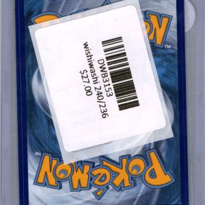 Wishiwashi 240/236, Cosmic Eclipse Pokemon card - alternate view