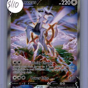 Arceus V 166/172, Brilliant Stars Pokemon card