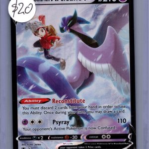 Galarain Articuno V TG16/TG30, Astral Radiance Pokemon card