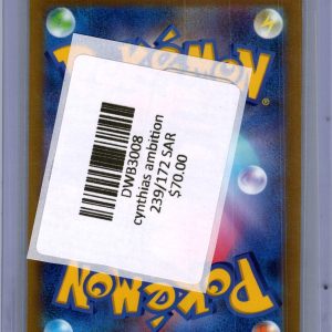 Cynthias Ambition 239/172 SAR, Japanese Singles Pokemon card - alternate view