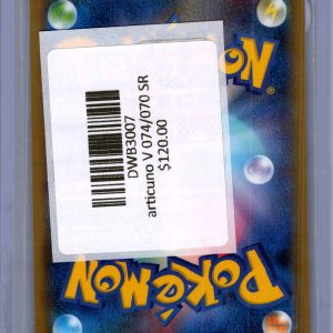 Articuno V 074/070 SR, Japanese Singles Pokemon card - alternate view