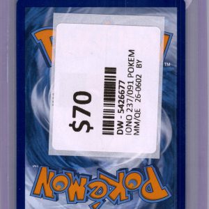 Iono 237/091, Paldean Fates Pokemon card - alternate view